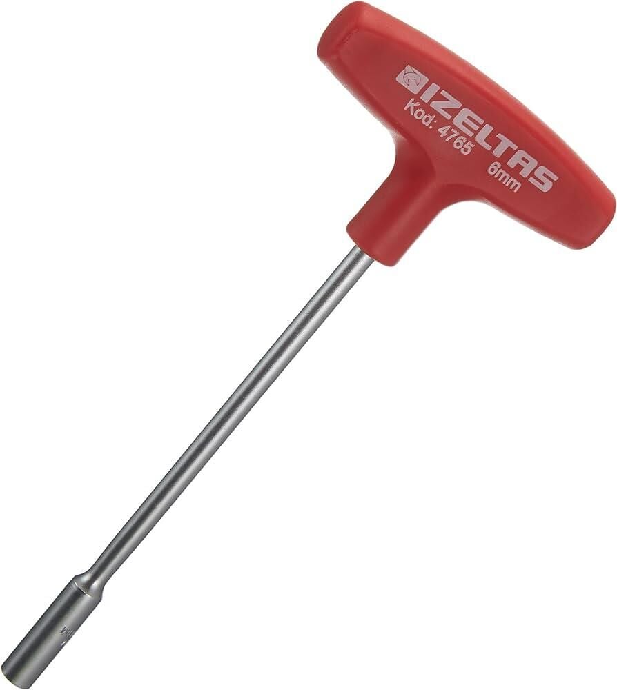 İzeltaş T Tipi Lokma Uçlu Tornavida 6 MM (4765190060)