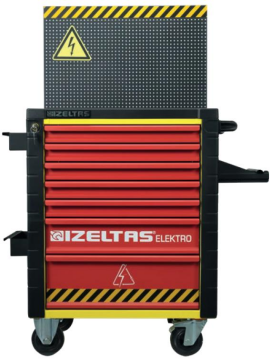 İzeltaş Elektro Serisi Takım Dolabı 7 Çekmeceli - Dolu (93 Parça)