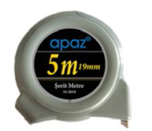 Apaz Şerit Metre 5x19 mm
