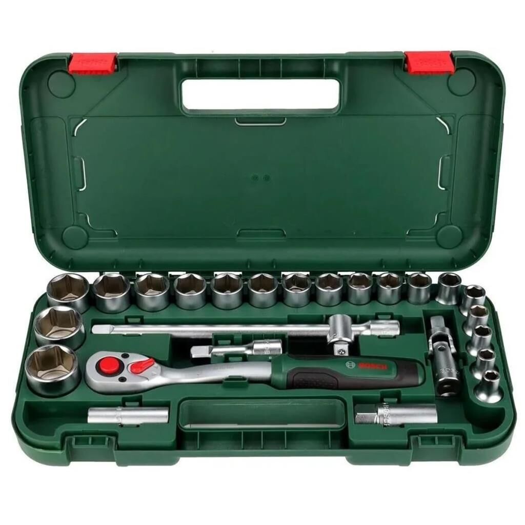 Bosch 1/2'' Cırcırlı Somun Sıkma Seti 25 Parça