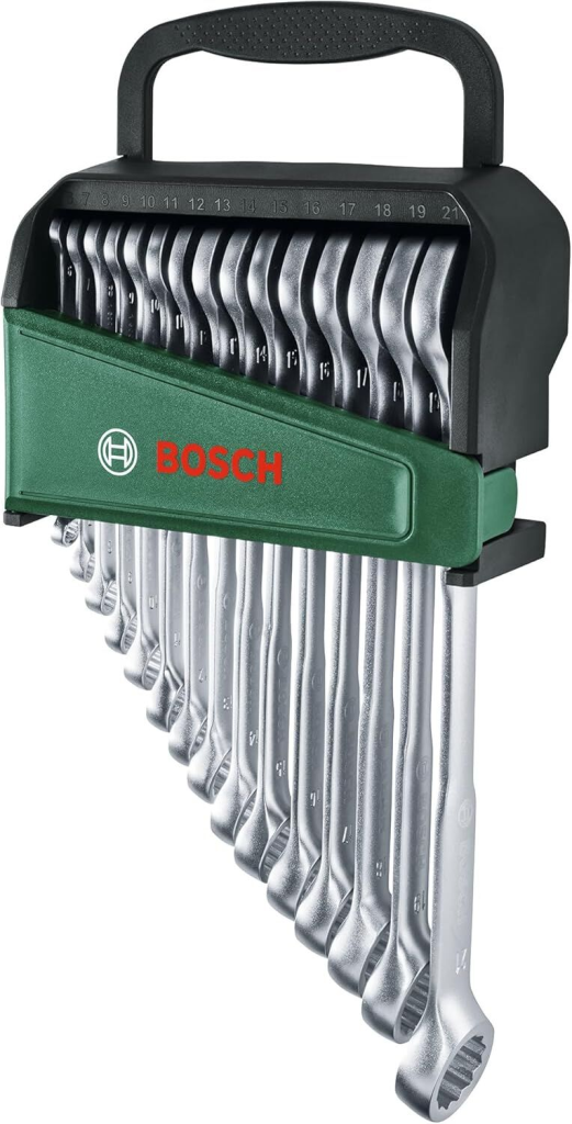 Bosch 1600A02Z9E Açık Uçlu Kombine Anahtar Seti 15 Parça