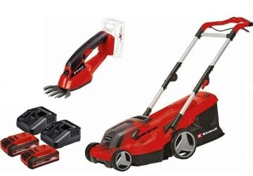 Einhell GE-CM 36/37 Li Set (2x3,0Ah) Aküllü Çim Biçme & Çit Budama