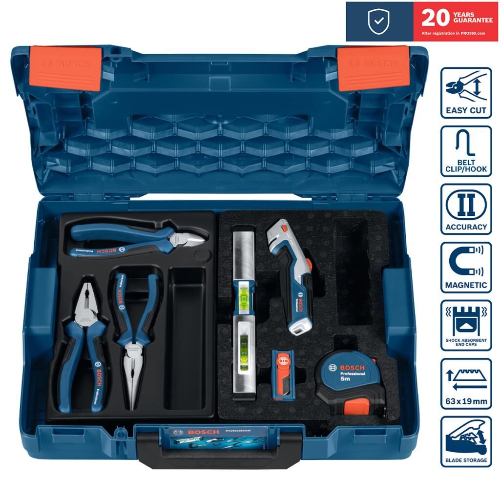 Bosch Profesyonel 16 Parça El Aletleri Seti