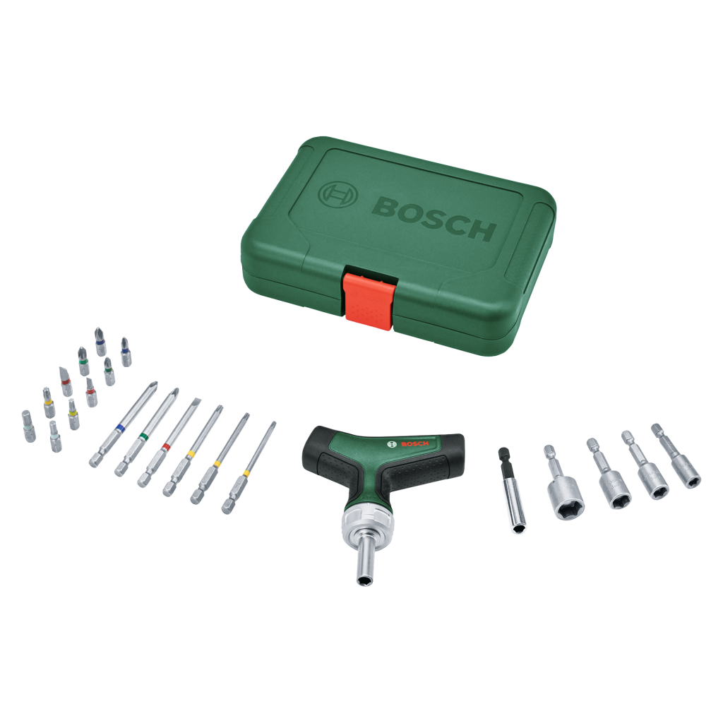 Bosch T Tipi Cırcırlı Tornavida Seti 22 Parça
