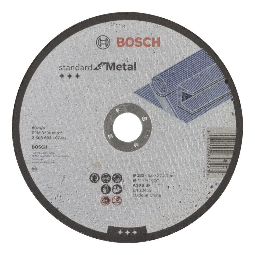 Bosch SD Metal Kesme Taşı 180*3.0mm Düz