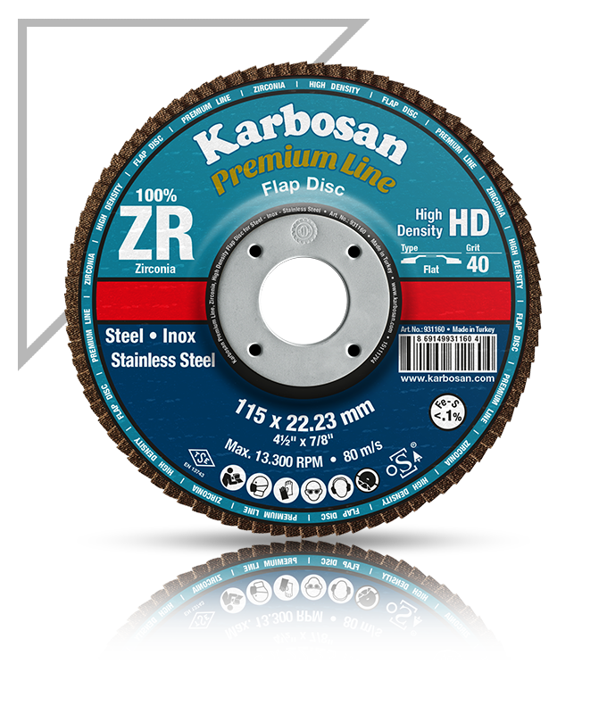 Karbosan Gold Flap Disk 125 x 22.23