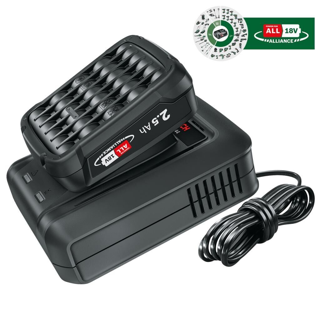 Bosch Başlangıç Seti 18V (1x 2,5 Ah + AL 18V-44)