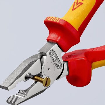 Knipex 02 06 180 Ağır Tip Kombine Pense