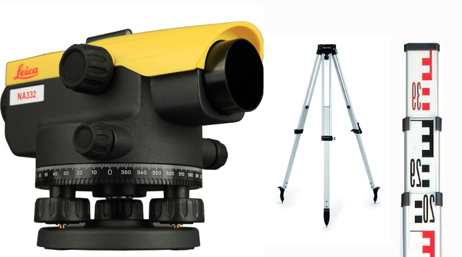 Leica NA332 Optik Nivo Set