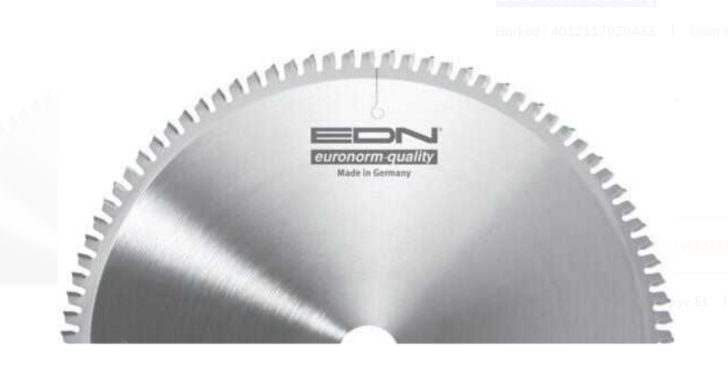 EDN NE 250 Alüminyum Kesme Testeresi 250mm 80 Diş