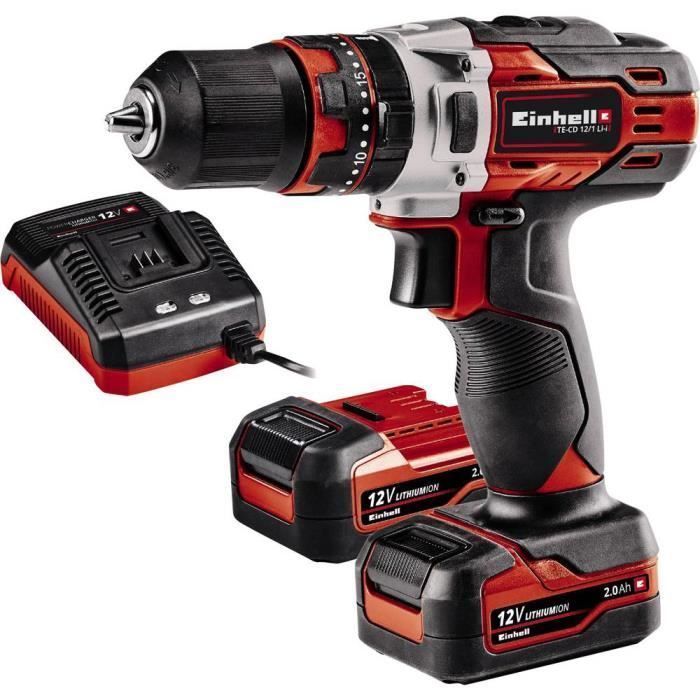 Einhell TE-CD 12/1 Li(2x2,0Ah) Akülü Darbeli Vidalama