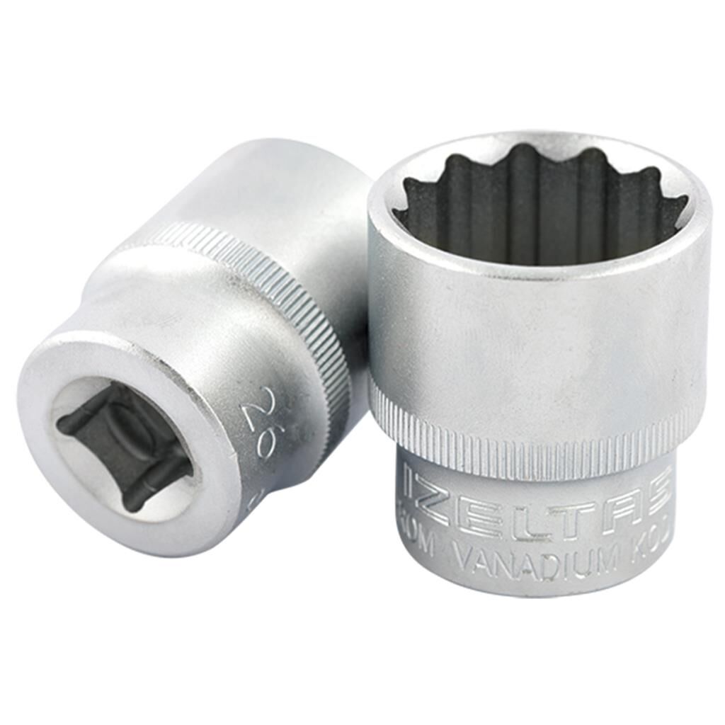 İZELTAŞ 1/2'' ONİKİ KÖŞE 26 MM LOKMA ANAHTAR