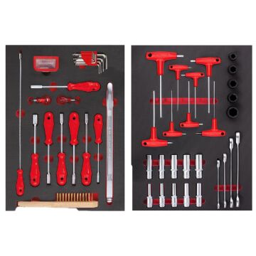 İzeltaş Pro Serisi Takım Dolabı 8 Çekmeceli - Dolu (206 Parça)