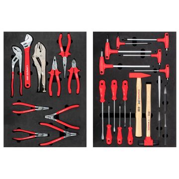 İzeltaş Pro Serisi Takım Dolabı 8 Çekmeceli - Dolu (206 Parça)