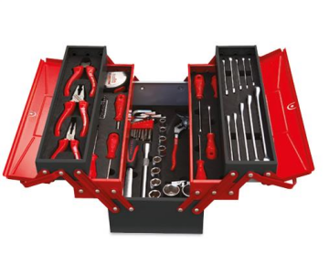 İzeltaş Mekanikçi Takım Çantası 5 Gözlü (62 Parça)