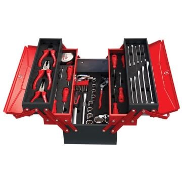 İzeltaş Mekanikçi Takım Çantası 5 Gözlü (62 Parça)