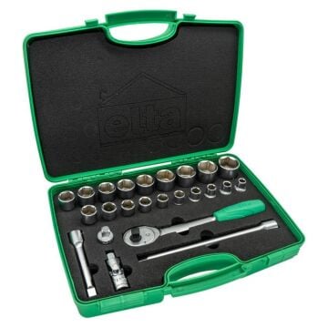 Elta 24'lü Lokma Anahtar Takımı 1/2'' Kolsuz