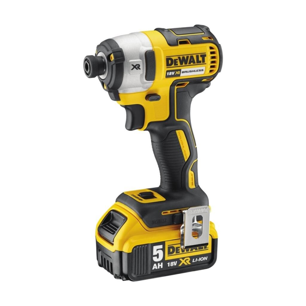 Dewalt DCF887P2 18Volt/5.0Ah Li-ion Çift Akülü Kömürsüz Profesyonel Darbeli Tornavida