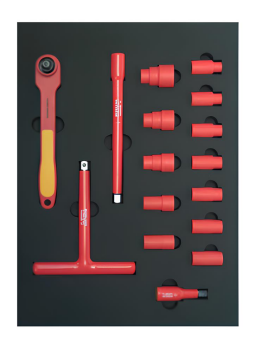 İzeltaş Elektro Serisi Takım Dolabı 7 Çekmeceli - Dolu (93 Parça)