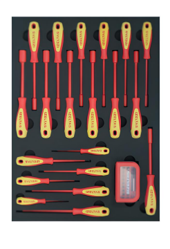 İzeltaş Elektro Serisi Takım Dolabı 7 Çekmeceli - Dolu (93 Parça)