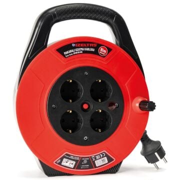 İzeltaş Makaralı Uzatma Kablosu 10M (3x1.5MM)