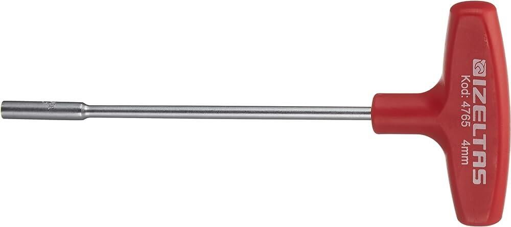 İzeltaş T Tipi Lokma Uçlu Tornavida 4mm (4765190040)