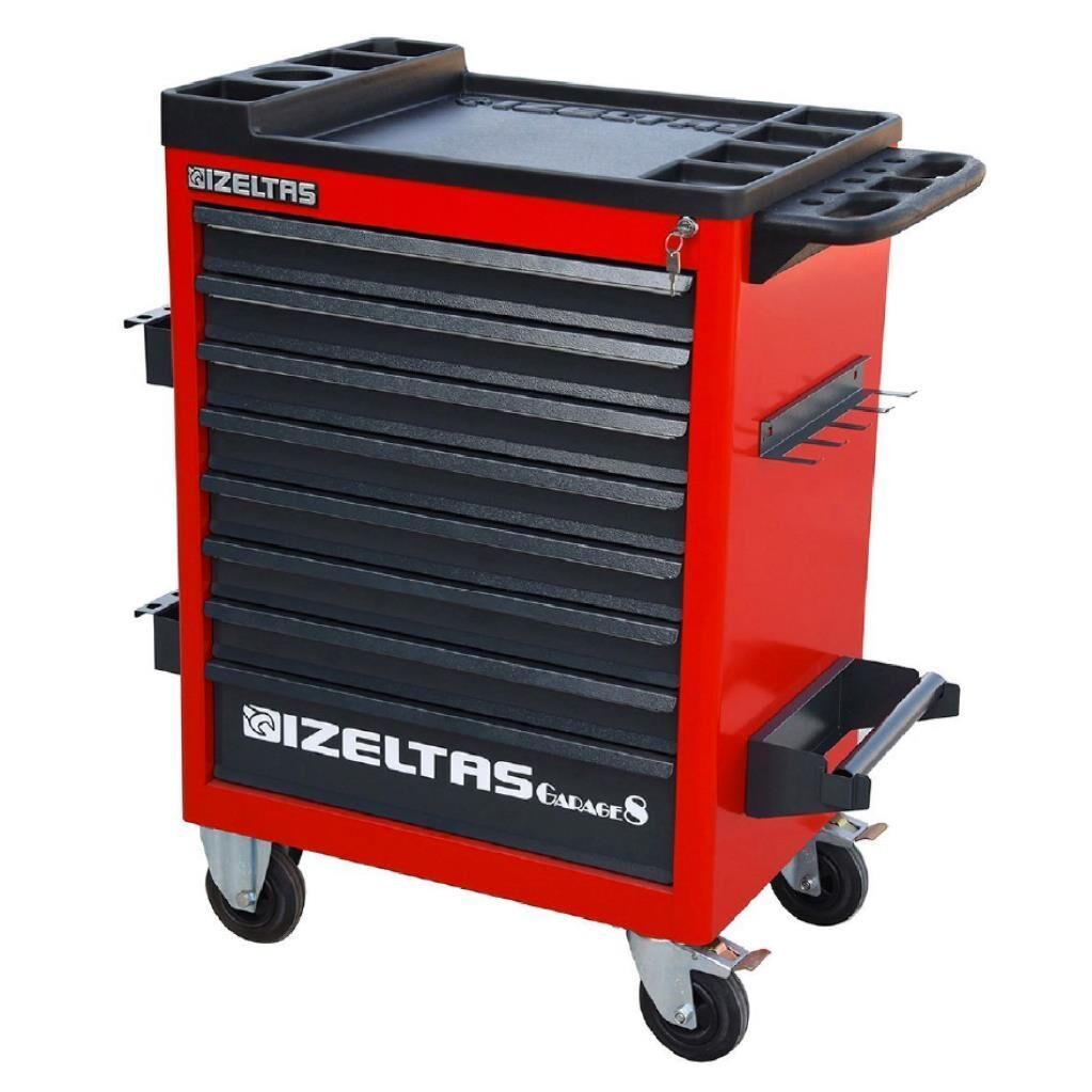 İzeltaş Garaj Serisi Takım Dolabı 8 Çekmeceli BOŞ