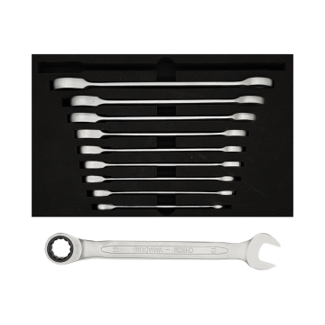 İzeltaş Cırcır Kombine 10'lu Anahtar Takımı