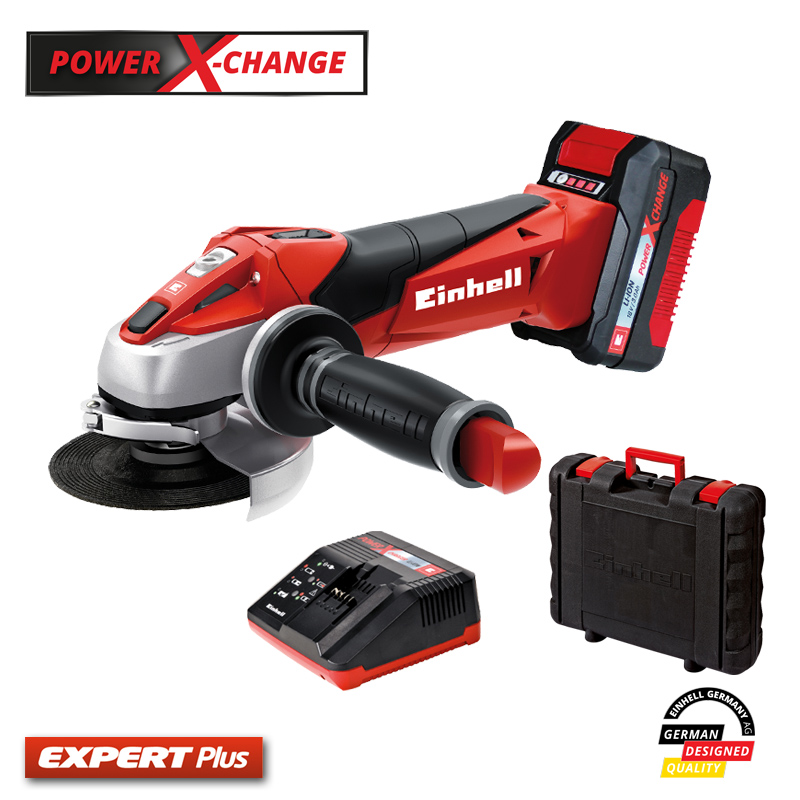 Einhell PXC Akülü Avuç Taşlama TE-AG 18 Li Kit (1x