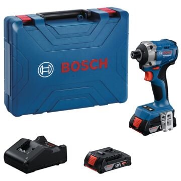 Bosch Gdr 18V-215 Akülü Darbeli Vidalama 2.0 Ah Çift Akülü