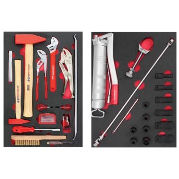 İzeltaş Premium Serisi Takım Dolabı 7 Çekmeceli - Dolu (250 Parça)