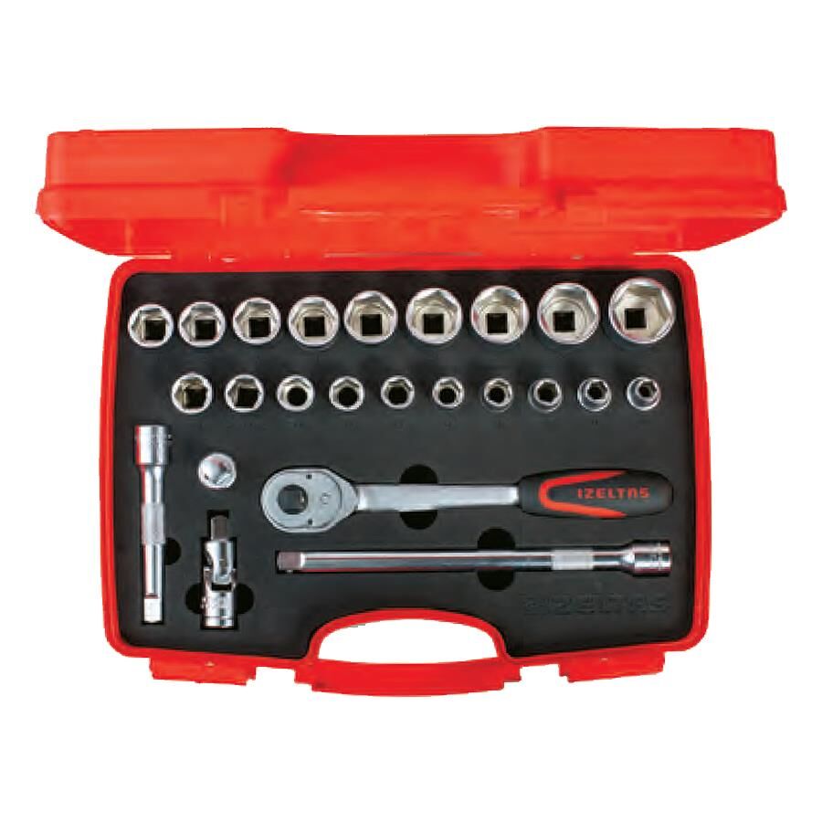 İzeltaş  1/2 Altı Köşe Lokma Anahtar Takımı 24 parça