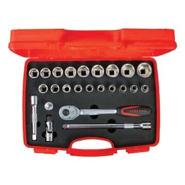 İzeltaş  1/2 Altı Köşe Lokma Anahtar Takımı 24 parça