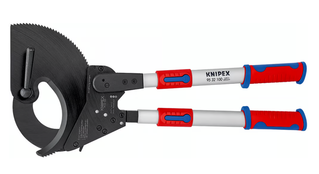 Knipex 9532100 Teleskopik Kollu Cırcırlı Kablo Makası
