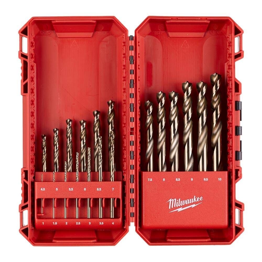 Milwaukee Metal Matkap Ucu HSS-G CO (RED COBALT) 19 Prç Set