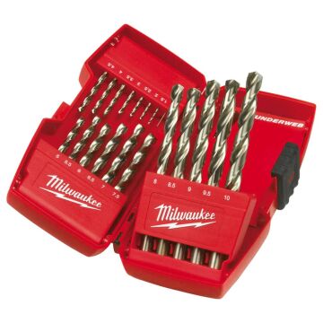 Milwaukee Metal Matkap Ucu Set 19 PAR.(1-10) Thunderweb Seri