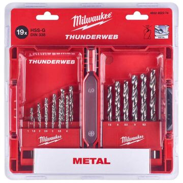 Milwaukee T4932352374 19 Parça Metal Matkap Ucu Seti