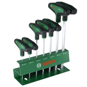 Bosch 1600A039J1 T Saplı Altıgen Tornavida Seti (7 parça)