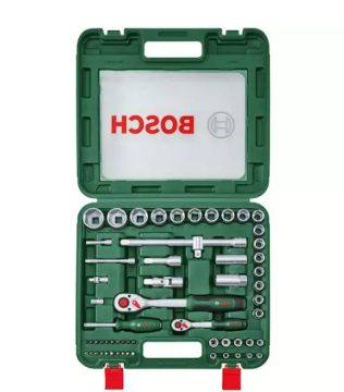 BOSCH 1600A039J8 cırcır anahtar seti 1/4'' + 1/2'' 60 parça