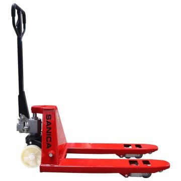 Sanica 2500kg Kapasiteli 1150mm Kemik Tekerlekli Manuel Transpalet