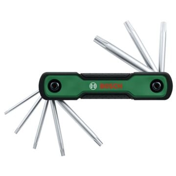 BOSCH 1600A039L8 katlanabilir Torx anahtar seti 8'i 1 arada