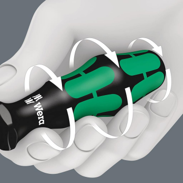 WERA 932/6 Tornavida Seti darbe uçlu 6 parçalı düz/PZ
