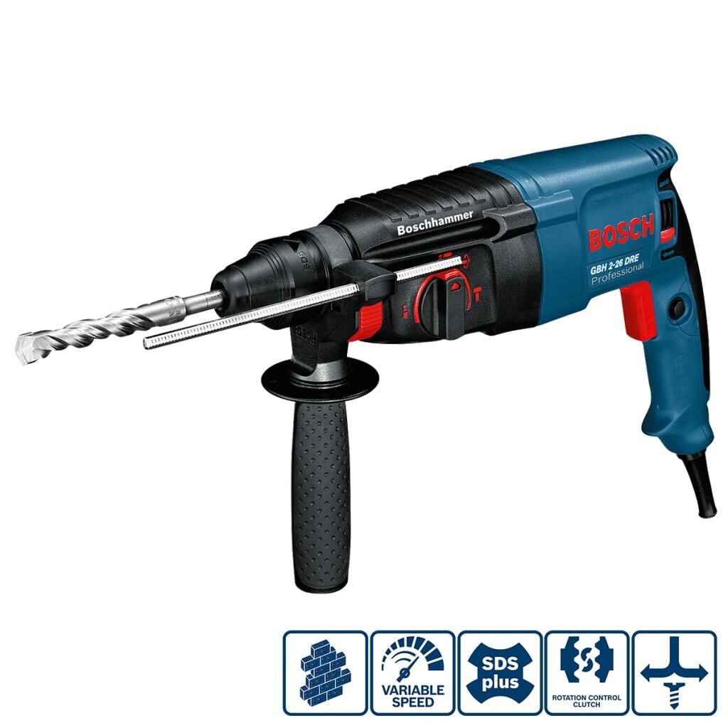 Bosch GBH 2-26 DRE 800 Watt Profesyonel Kırıcı Delici Matkap