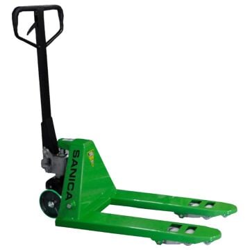 Sanica 2500kg Kapasiteli 800mm Poliüretan Tekerlekli Manuel Transpalet