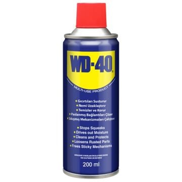 WD40 Koruyucu Yağlayıcı ve Pas Sökücü 200 ml