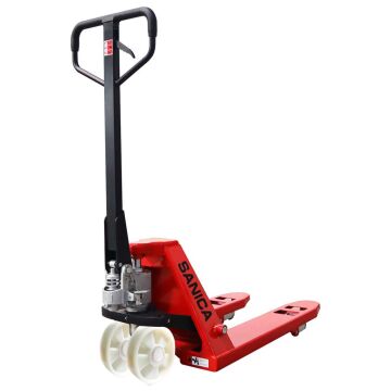 Sanica 3000kg Kapasiteli 1150mm Polyamid Tekerlekli Manuel Transpalet