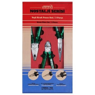 İzeltaş Nostalji Pense 3'lü Set