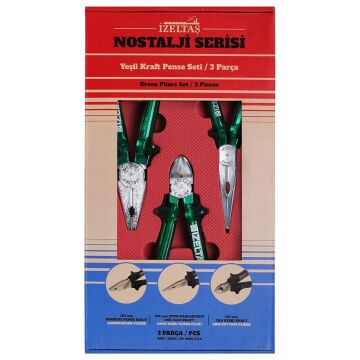 İzeltaş Nostalji Pense 3'lü Set