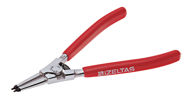 İzeltaş 3301 Dış Segman Pense Yaylı Düz 180 mm
