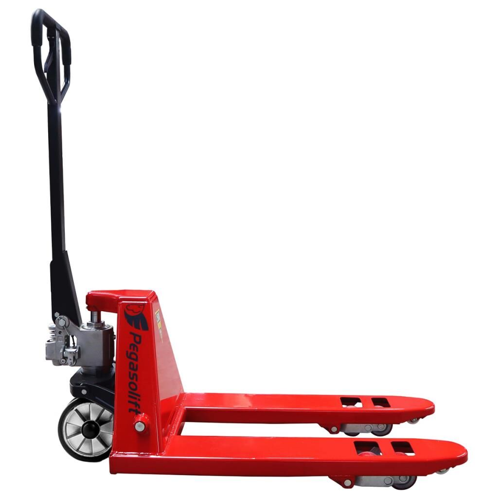 Sanica 3000kg Kapasiteli 1150mm Kauçuk Tekerlekli Manuel Transpalet